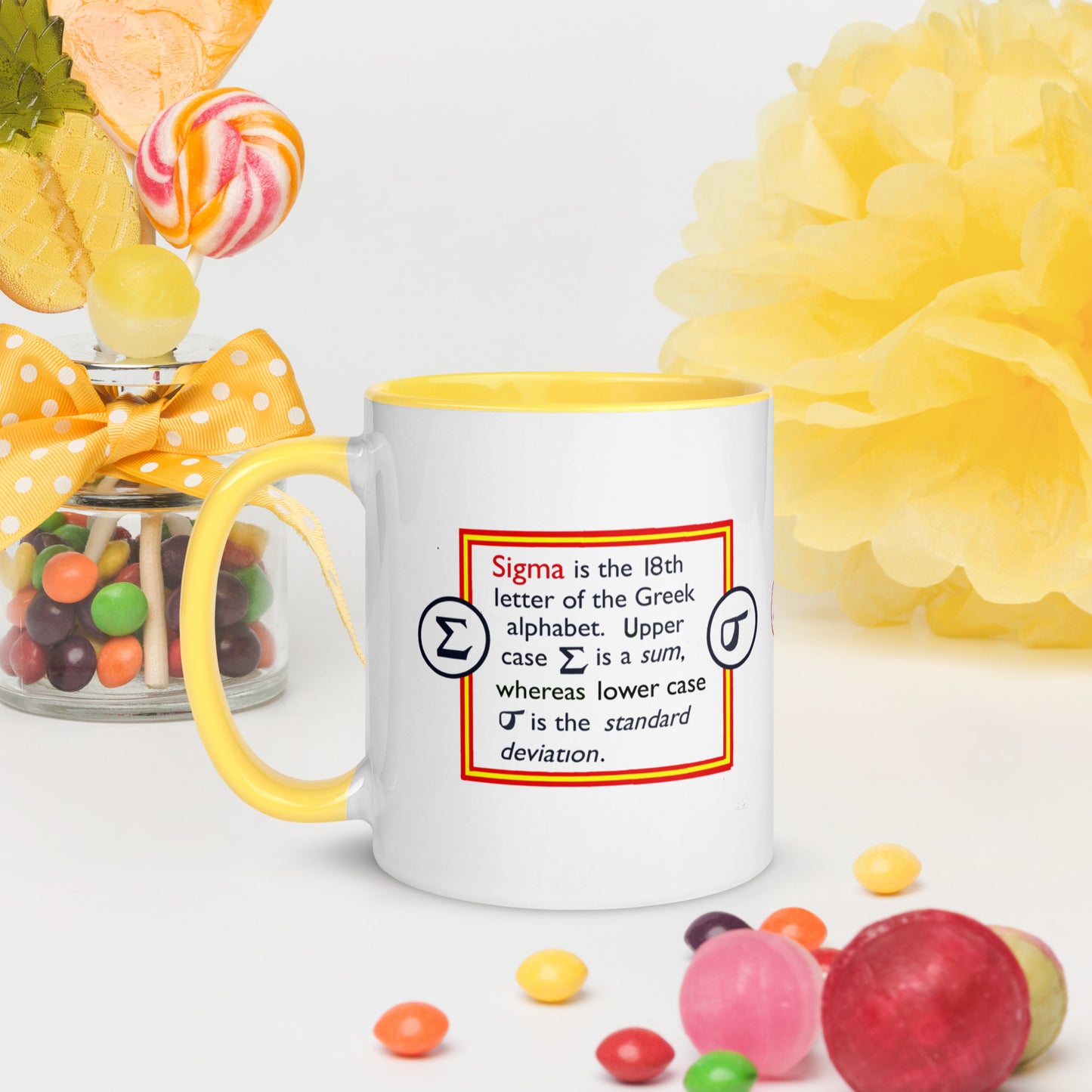Info Mug Greek Sigma Rabbit
